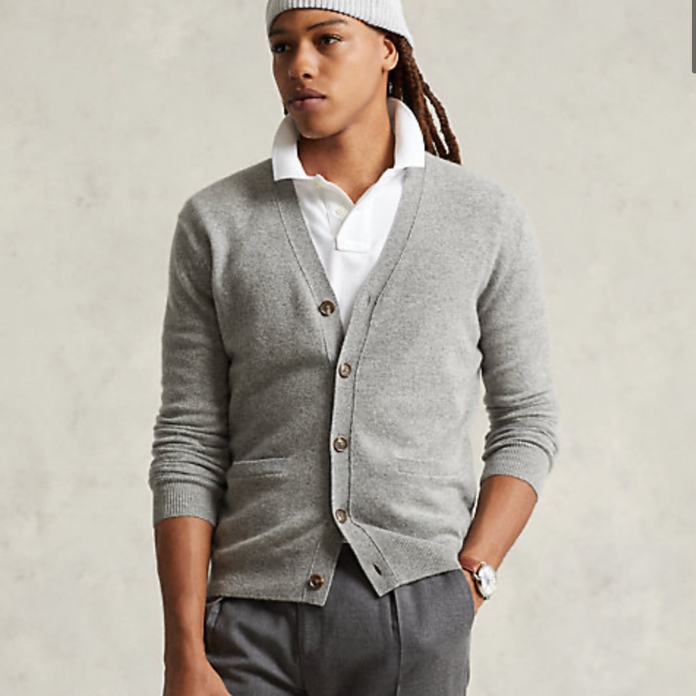 Polo Ralph Lauren- Washable Cashmere V-Neck Cardigan